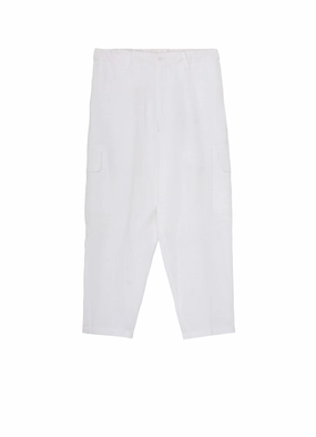 Y's for men x 120% LINO LINEN?SIDE TUCK PANTS Perfect Stretch