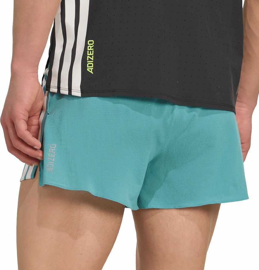 home renovation adidas Adizero Gel Pocket 3 Inch Mens Running Shorts - Green