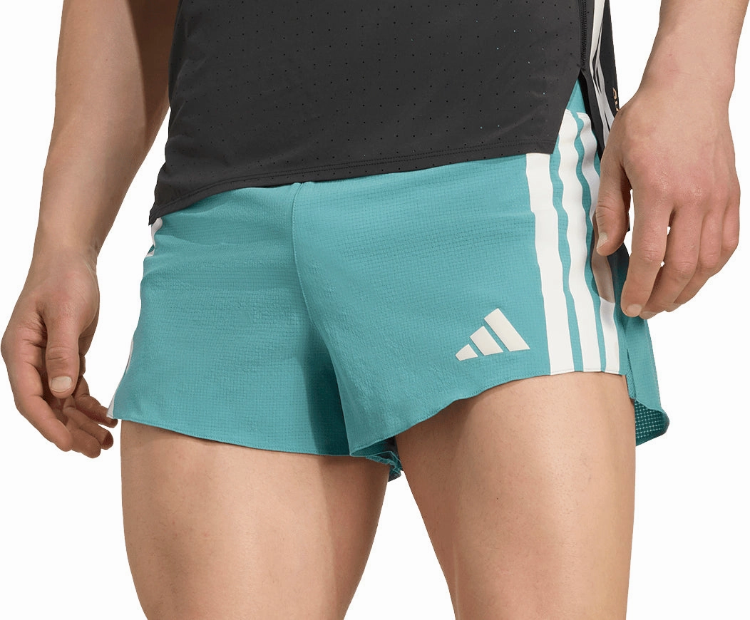 easy-care item adidas Adizero Gel Pocket 3 Inch Mens Running Shorts - Green