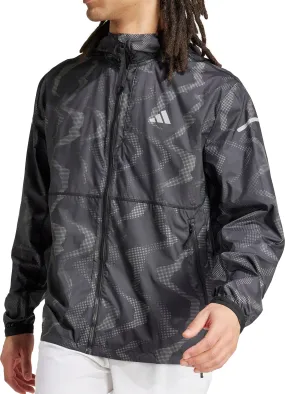 adidas Ultimate WIND.RDY Mens Running Jacket - Black Layer Comfort