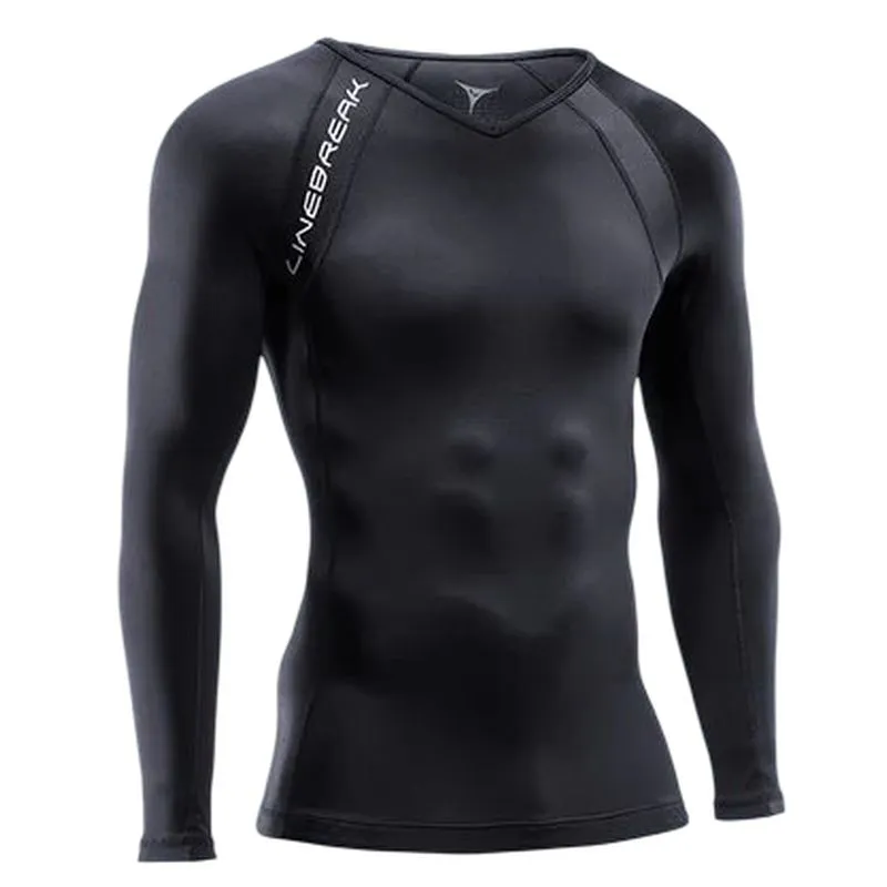 Linebreak Mens Longsleeve Compression Top Everyday Wear