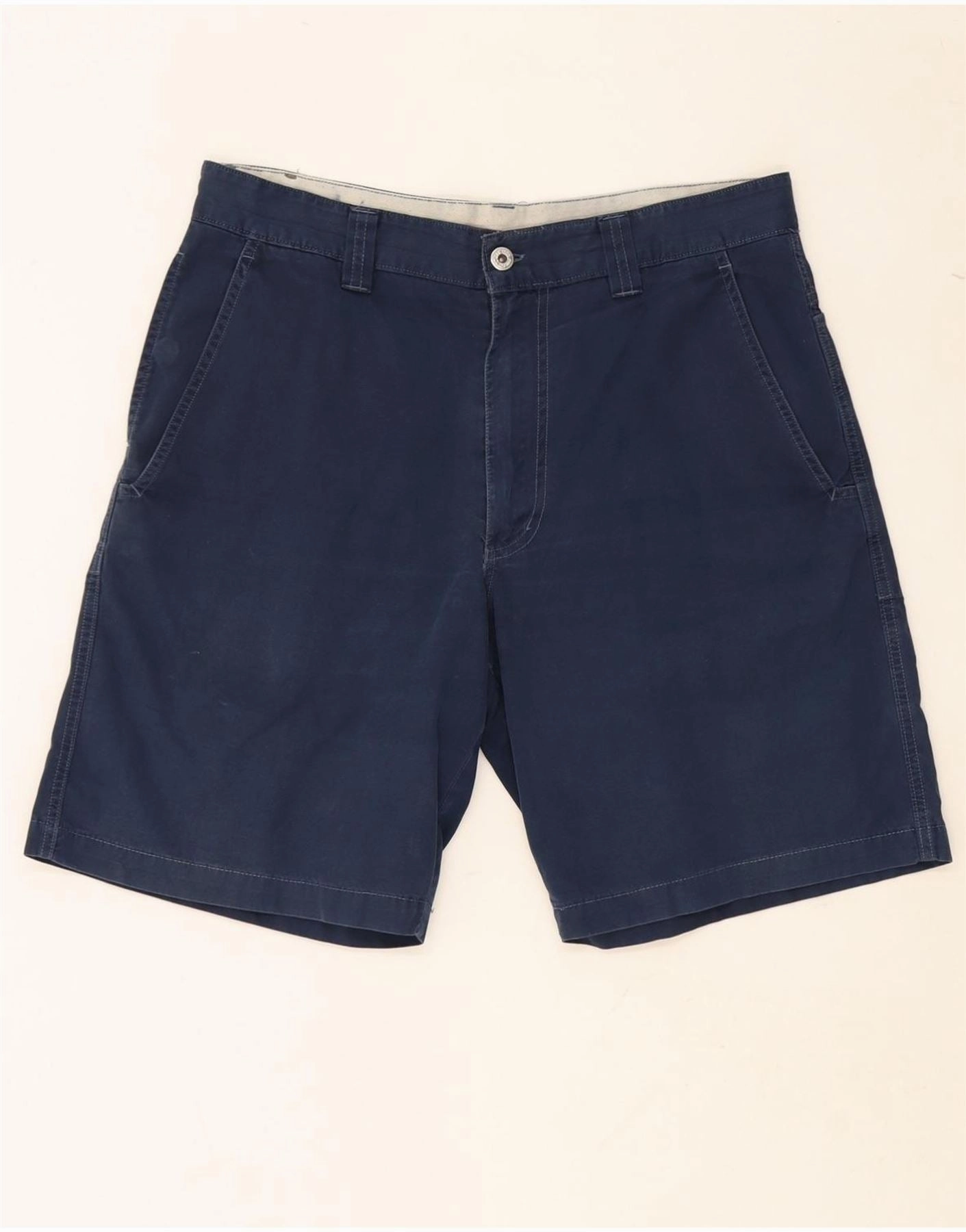 Fresh Look Trendy Vibe MURPHY & NYE Mens Chino Shorts W34 Large Navy Blue Cotton