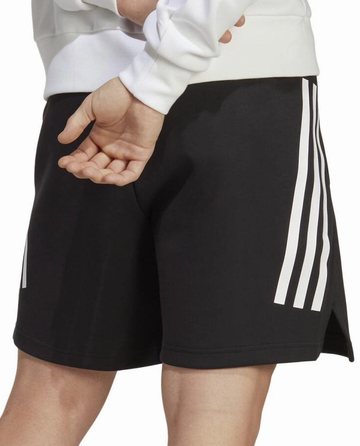 men's option construction work adidas Future Icons 3 Stripes Mens Shorts - Black