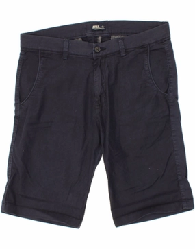 Soft touch finish Anti Odor Treatment RIFLE Mens Chino Shorts W38 XL Navy Blue Cotton