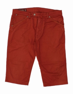 Soft Touch MARLBORO CLASSICS Mens Casual Shorts W32 Medium Red Cotton