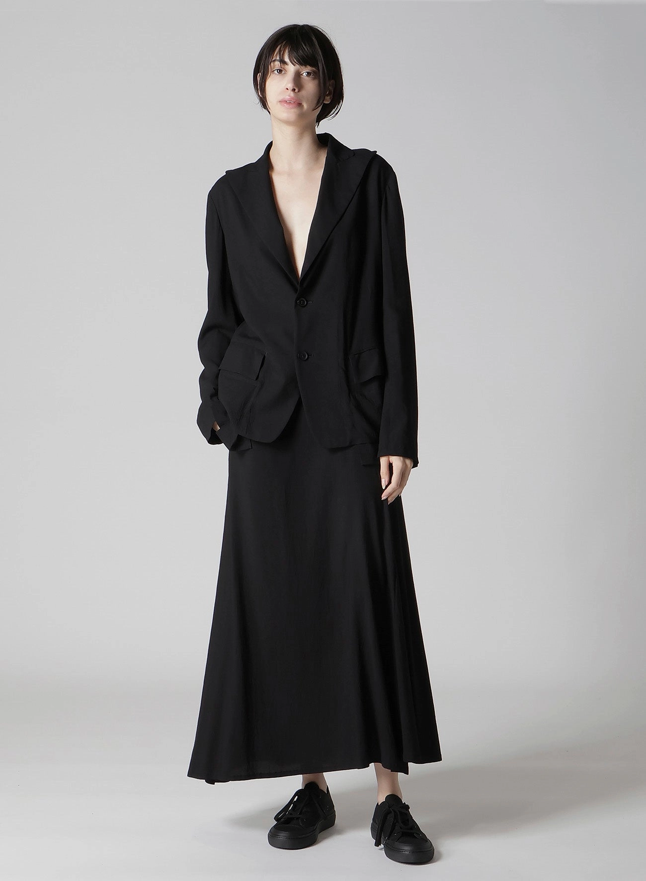 Light Flex No Bunching Ry WRINKLED LAWN R POCKET SKIRT