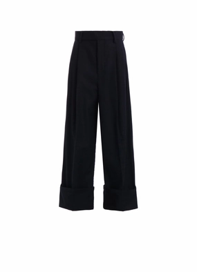 Sporty Style TOP FLANNEL R-2 TUCKS BAGGY PANTS