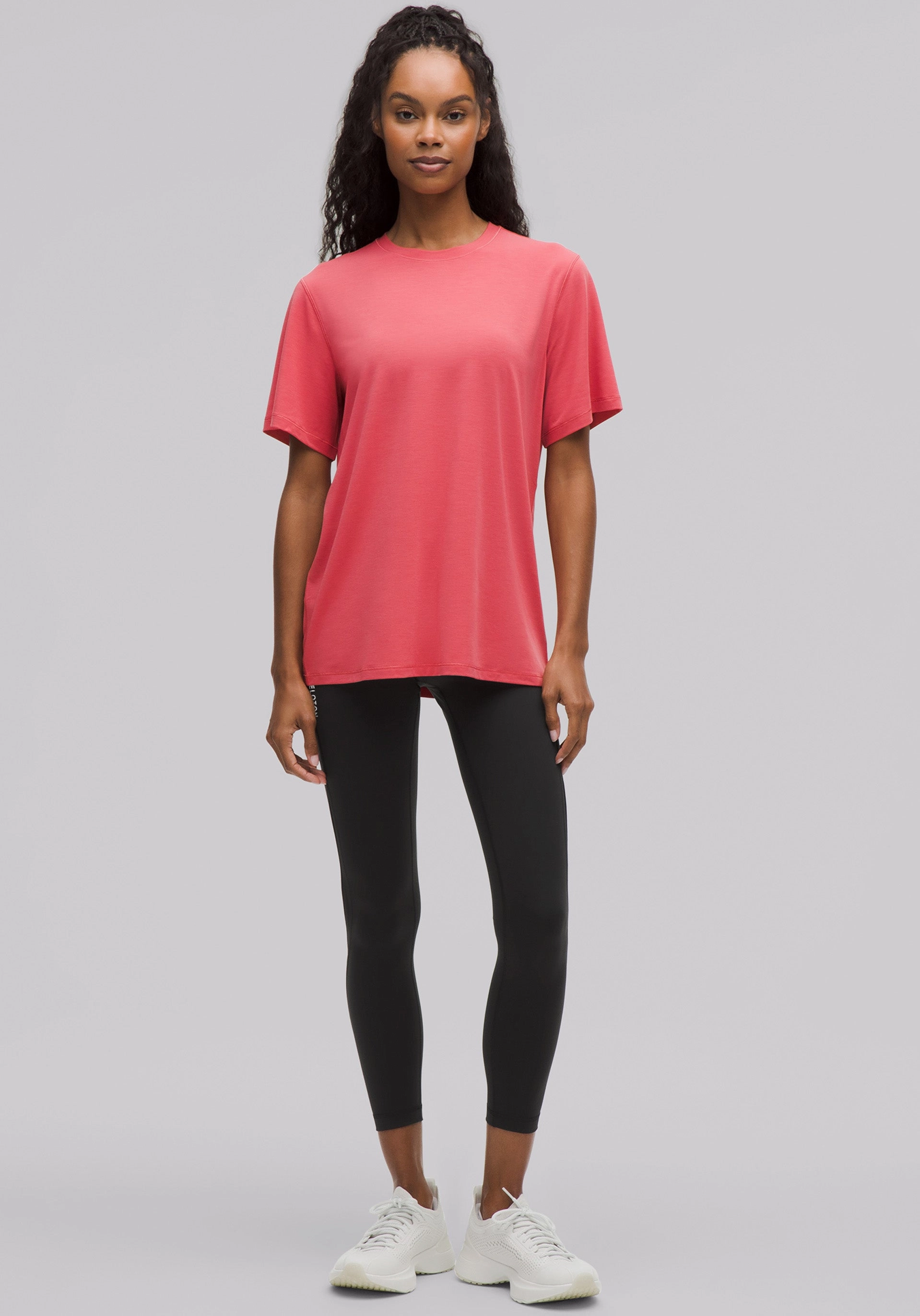 Wunder Train Mesh Panel High-Rise Tight 25" Breathable fabric