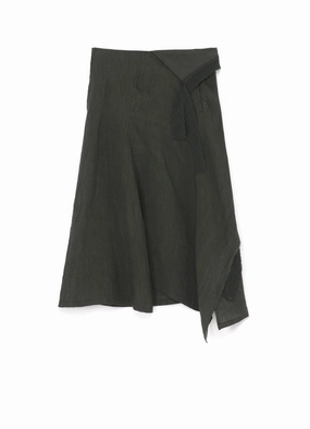 LINEN FLARE SKIRT breathable panels Snag Proof Fabric