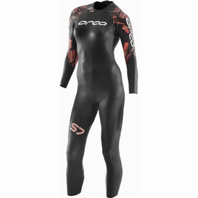 LowProfileNeckline Orca S7 Fullsleeve Womens Wetsuit - Black