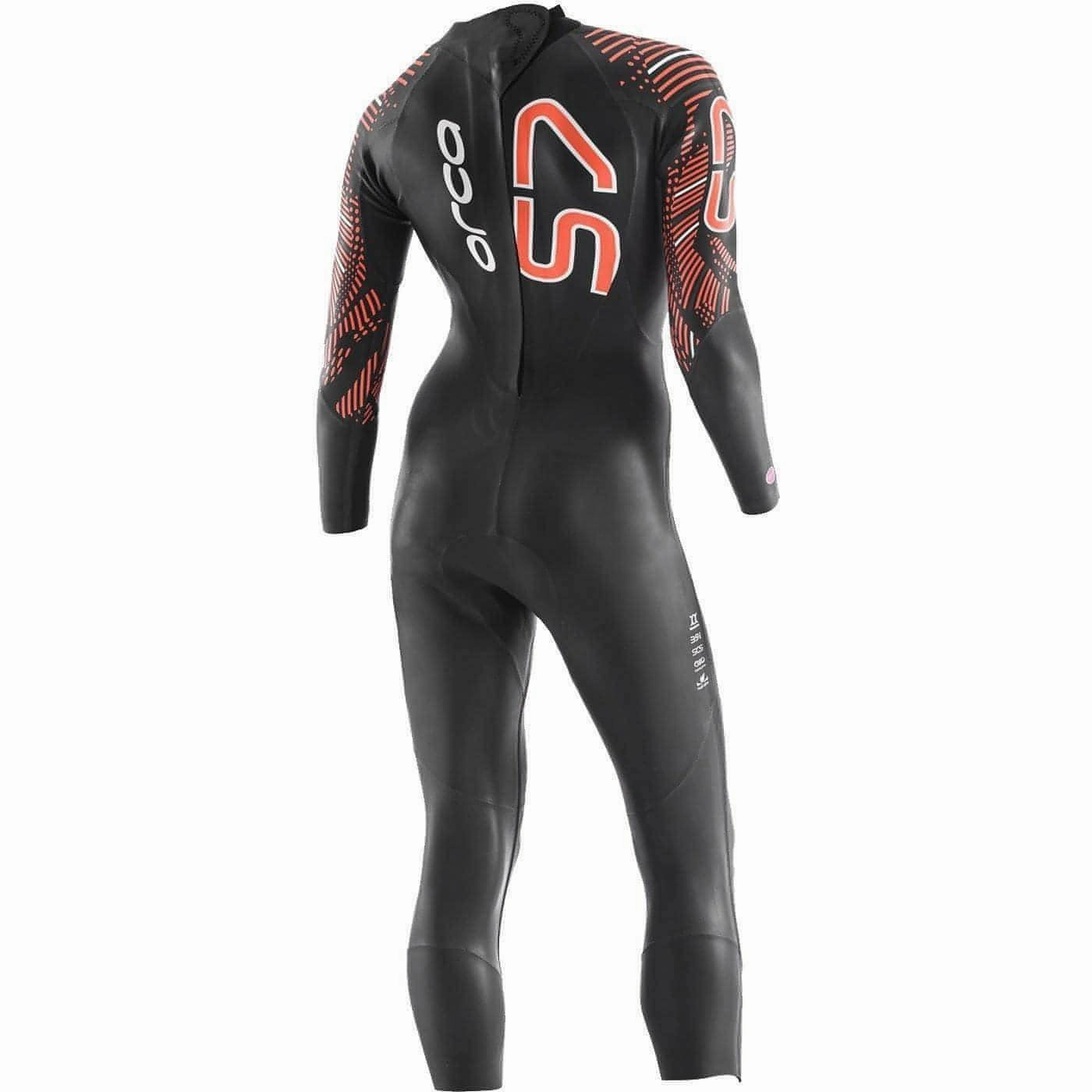 Orca S7 Fullsleeve Womens Wetsuit - Black UV Protection TurbulenceReducing Surface