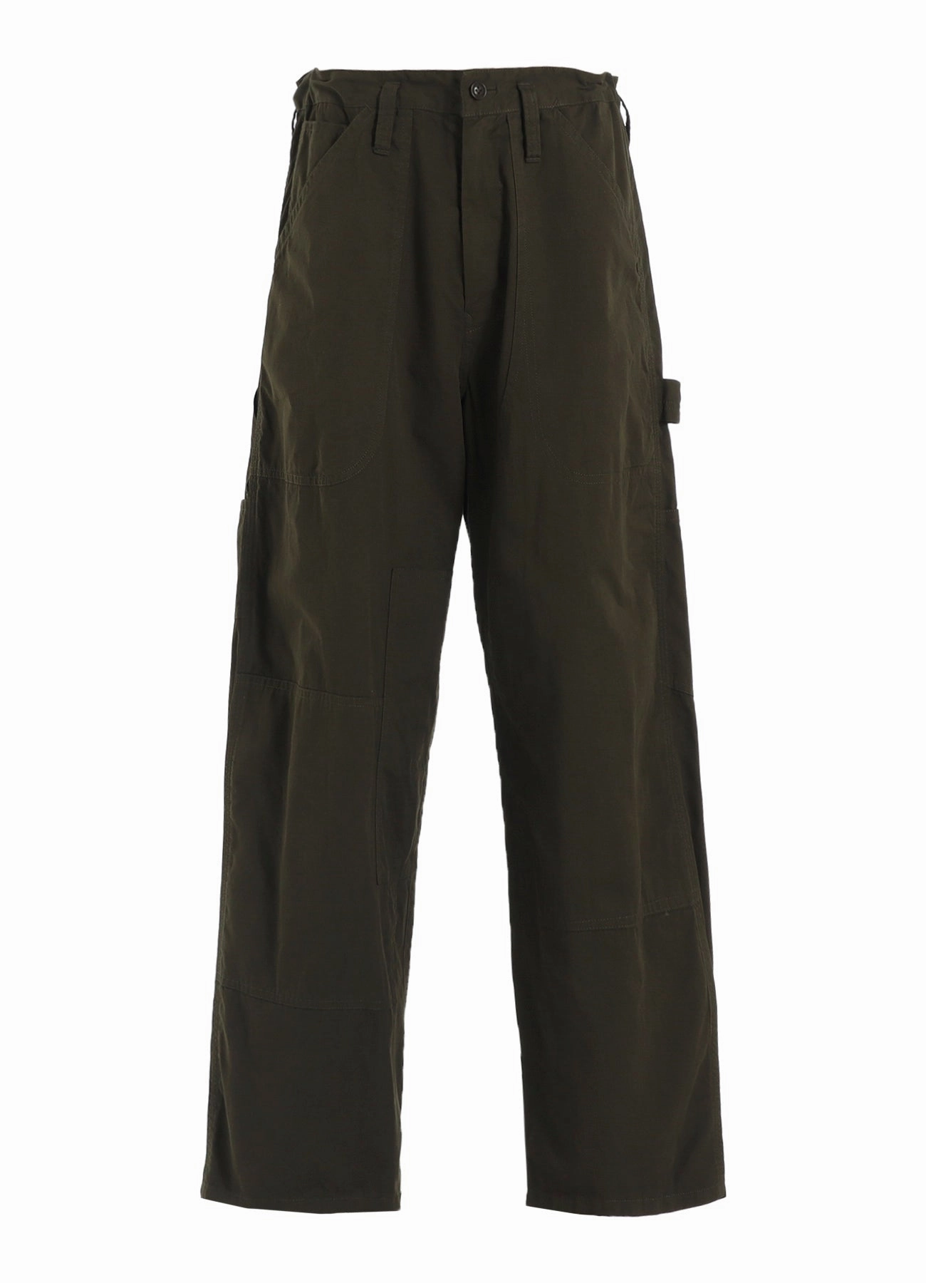 Simple Silhouette Comfy Feel COTTON TWILL GARMENT DYE WORK PANTS