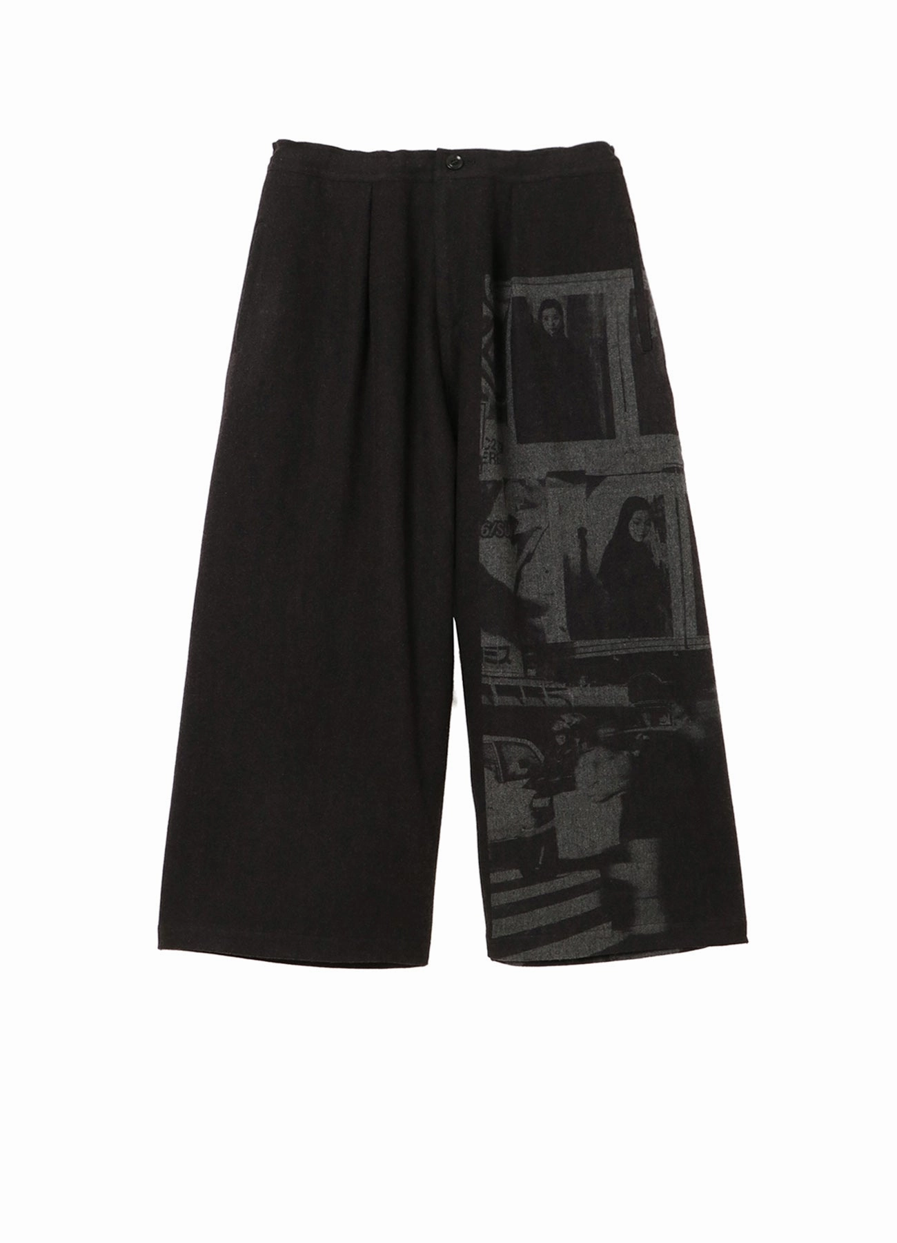 [Y's 1972 - A MOMENT IN Y's WITH MAX VADUKUL]TOP FLANNNEL FRONT TUCK WIDE PANTS Anti Pilling Urban Wear