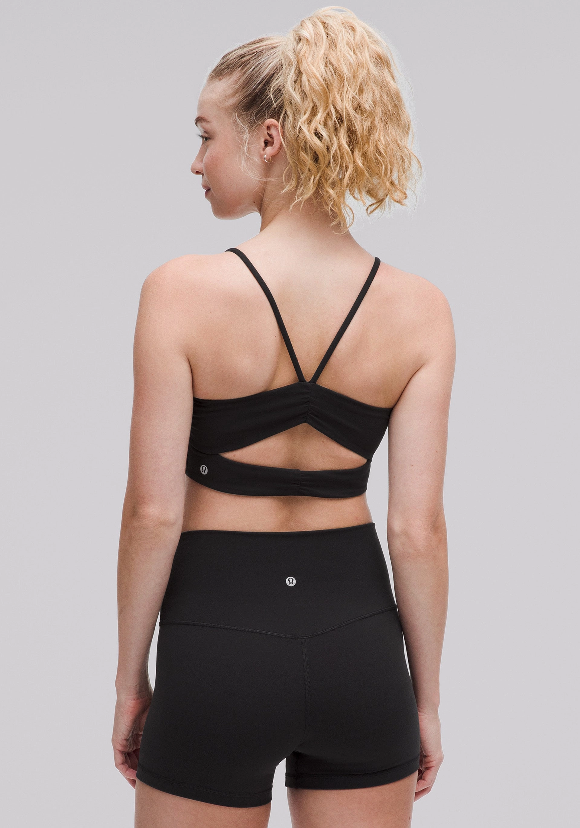 Lightweight Fit Nulu? Ruched Scoop-Neck Bra | Light Support, A/B Cup