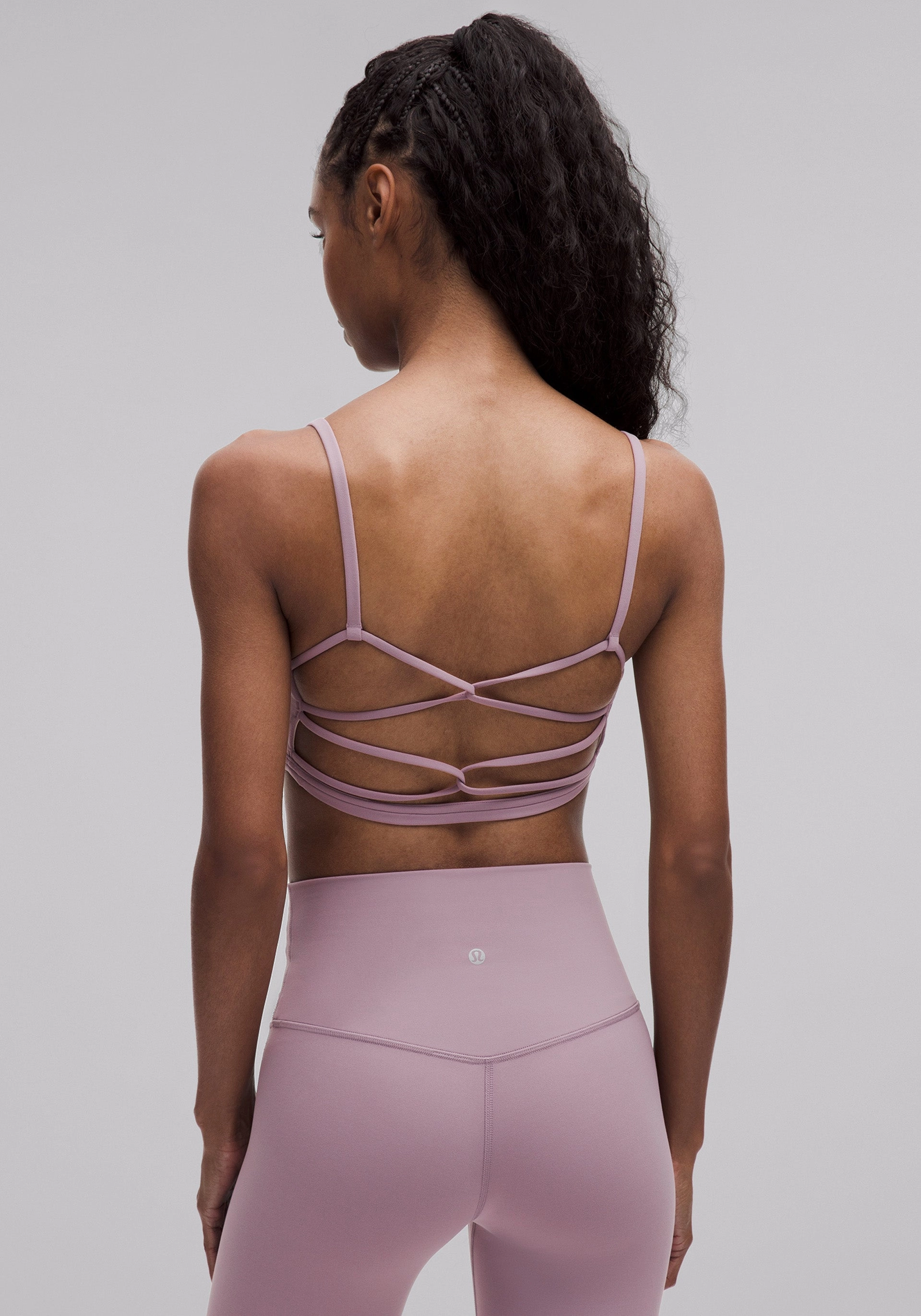 Nulu Strappy-Back Bra | Light Support, A/B Cup Dance lovers Shock Absorption Zones