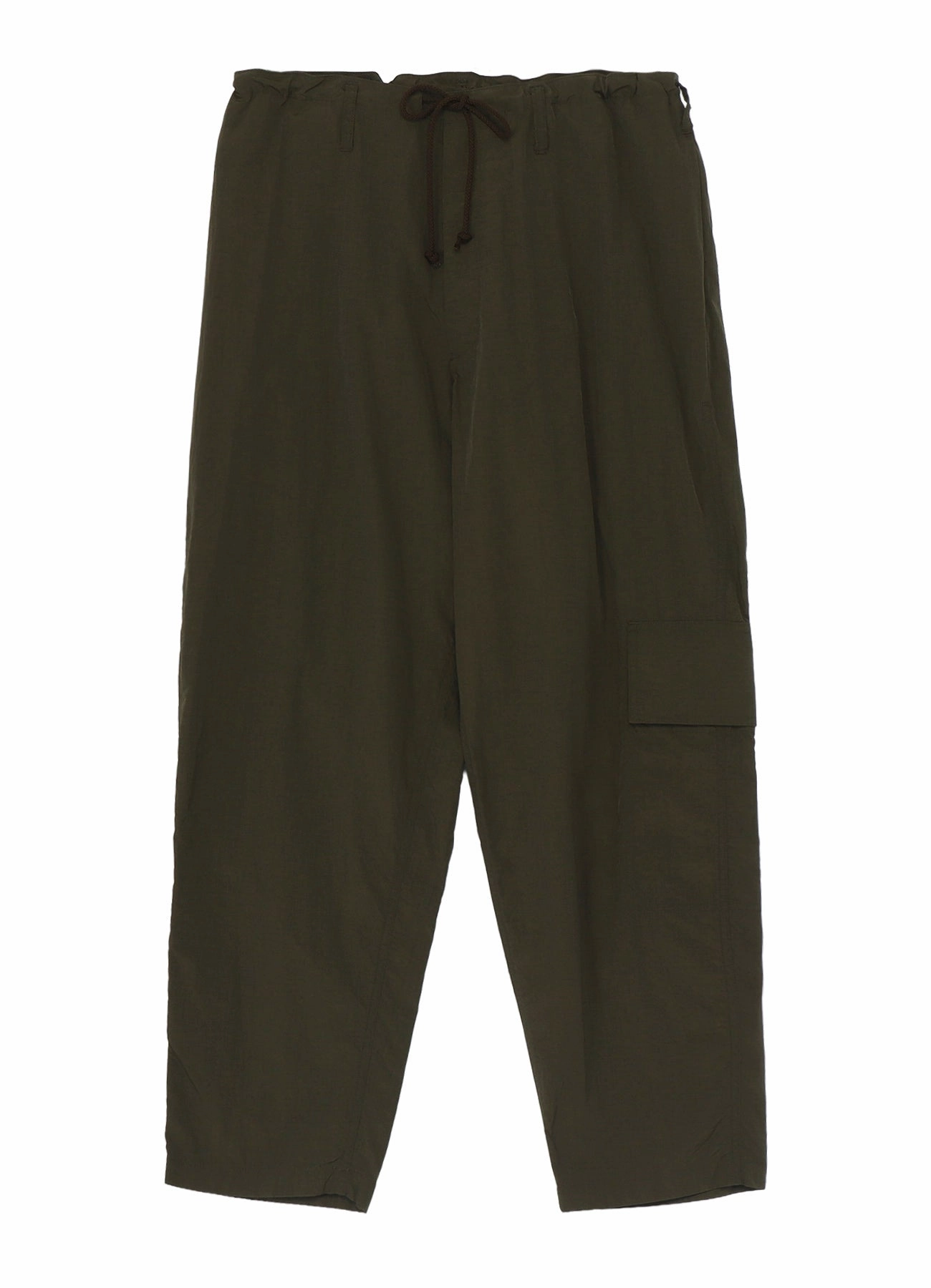 NYLON RIPSTOP SIDE-TUCK DRAWSTRING PANTS FlexibleKneePanels
