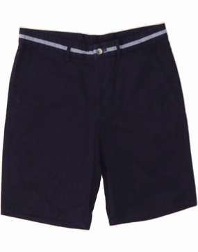 Daily Wear Stay Cool Wear MASSIMO DUTTI Mens Chino Shorts EU 38 Small W30  Navy Blue Cotton