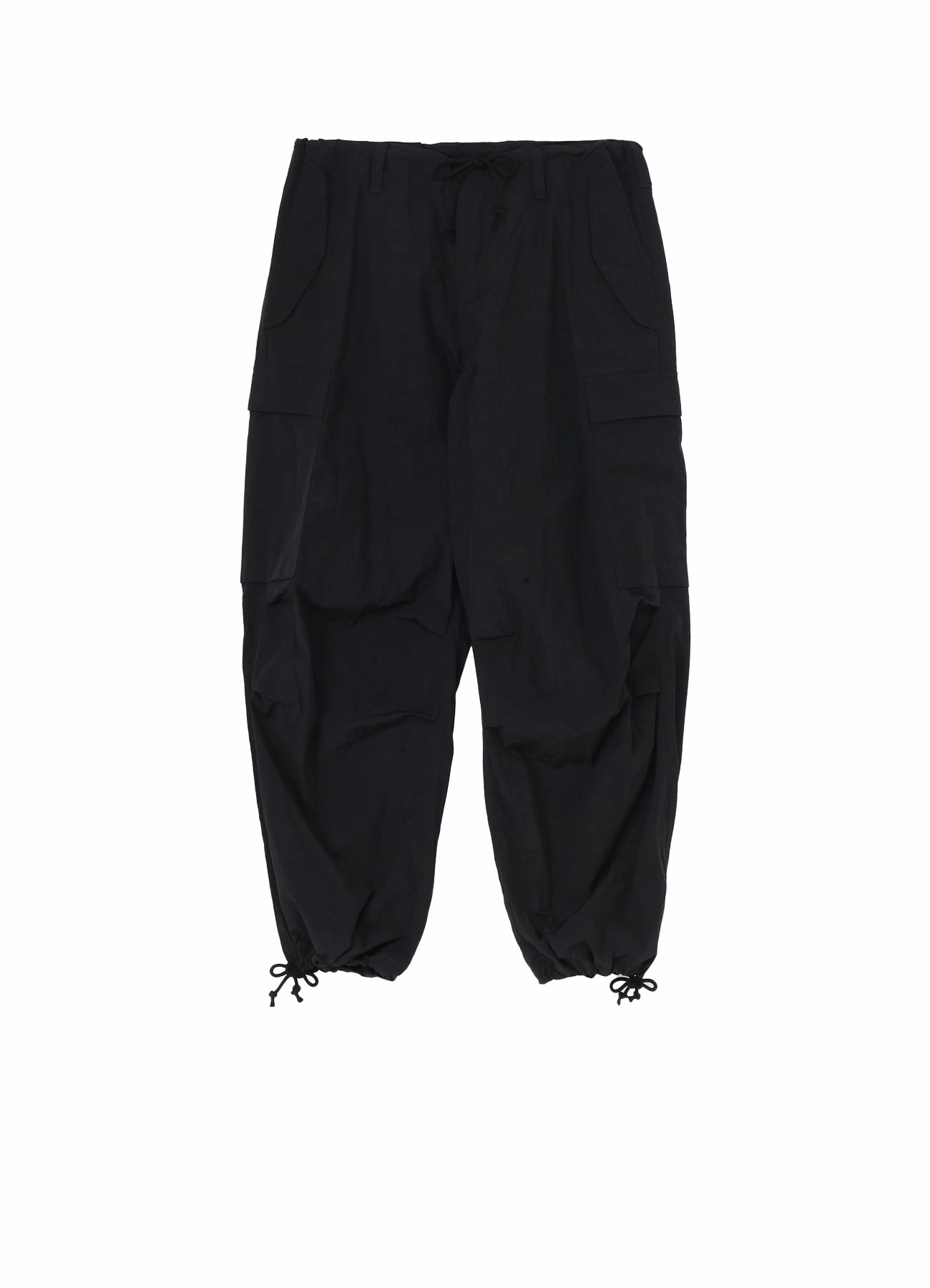 NYLON WEATHER CARGO PANTS Classic Fit Barrel Waist