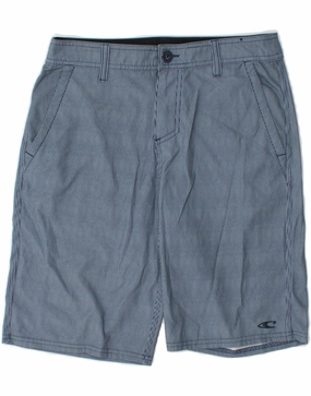 Sweat Wicking Channels Daily Layer O'NEILL Mens Chino Shorts W27 XS Blue Pinstripe Polyester