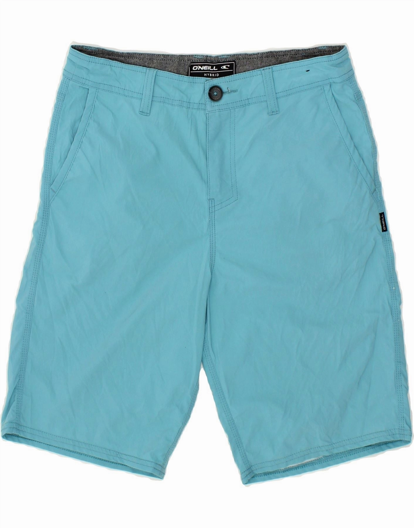 O'NEILL Mens Chino Shorts W29 Small Blue Nylon Cozy Comfort Fit