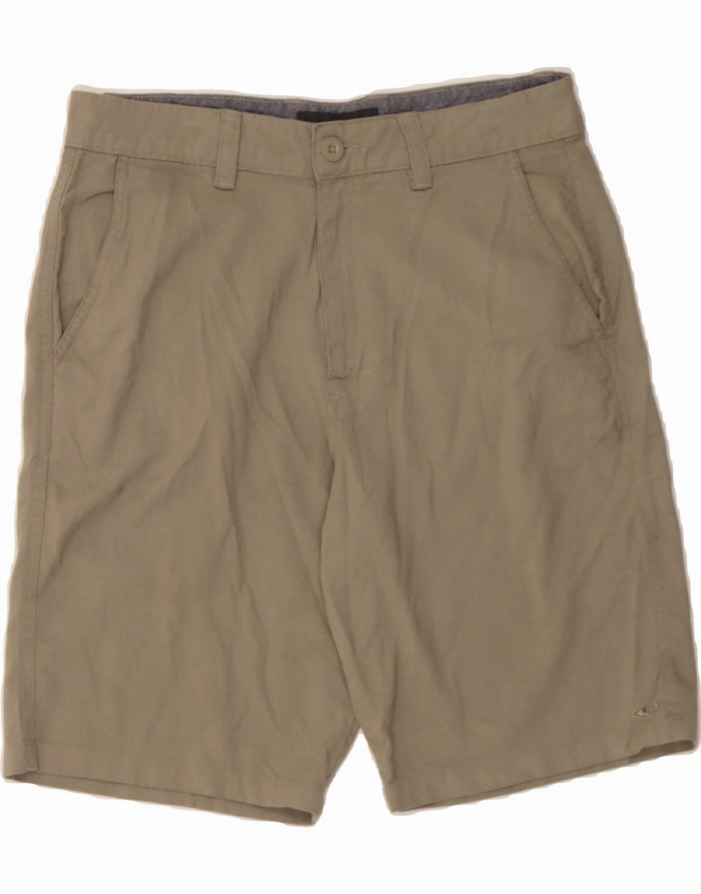 O'NEILL Mens Chino Shorts W32 Medium  Grey Polyester Mesh Fabric beauty industry