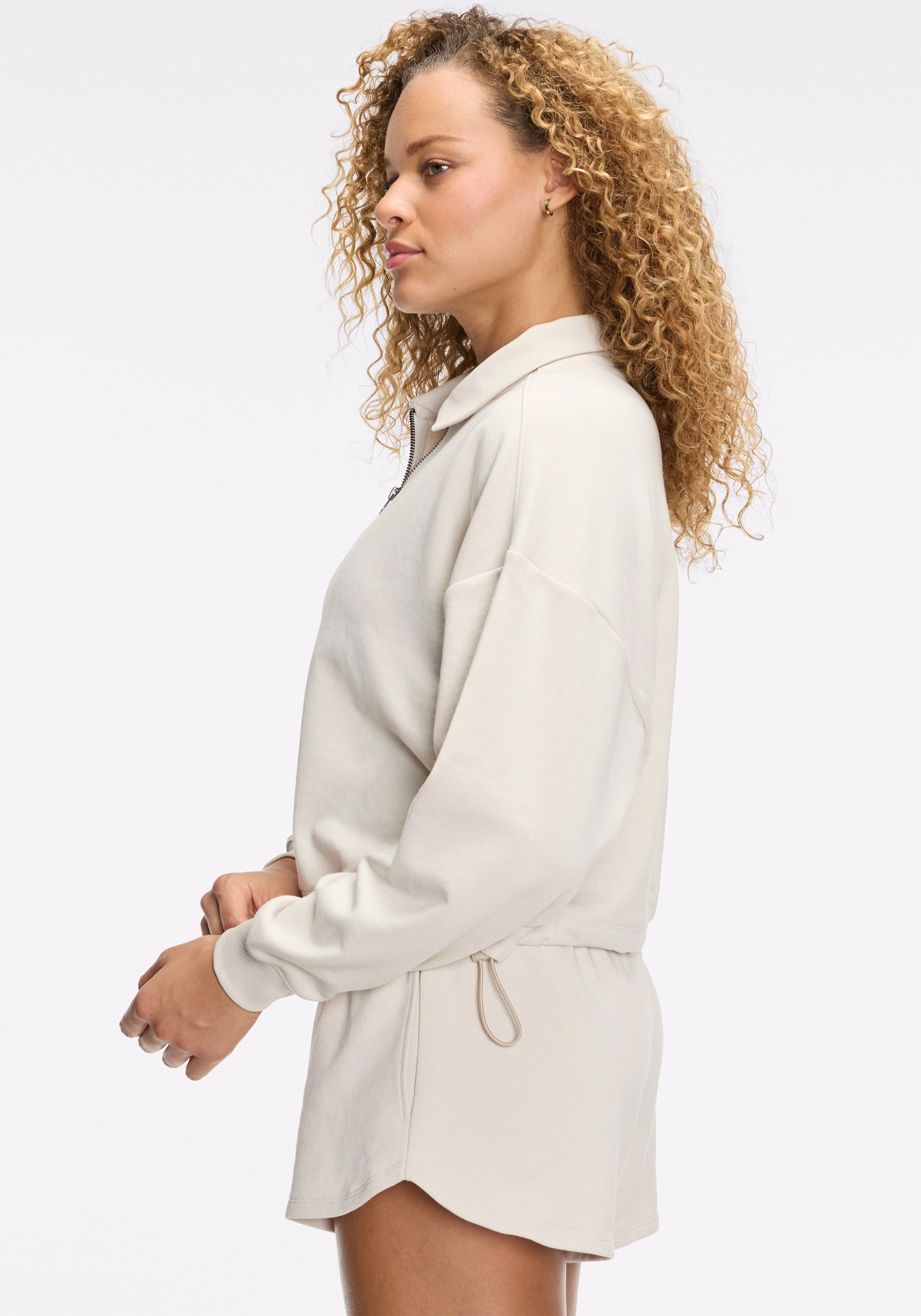 Casual Elegance No Pressure Oatmeal Soft French Terry Set
