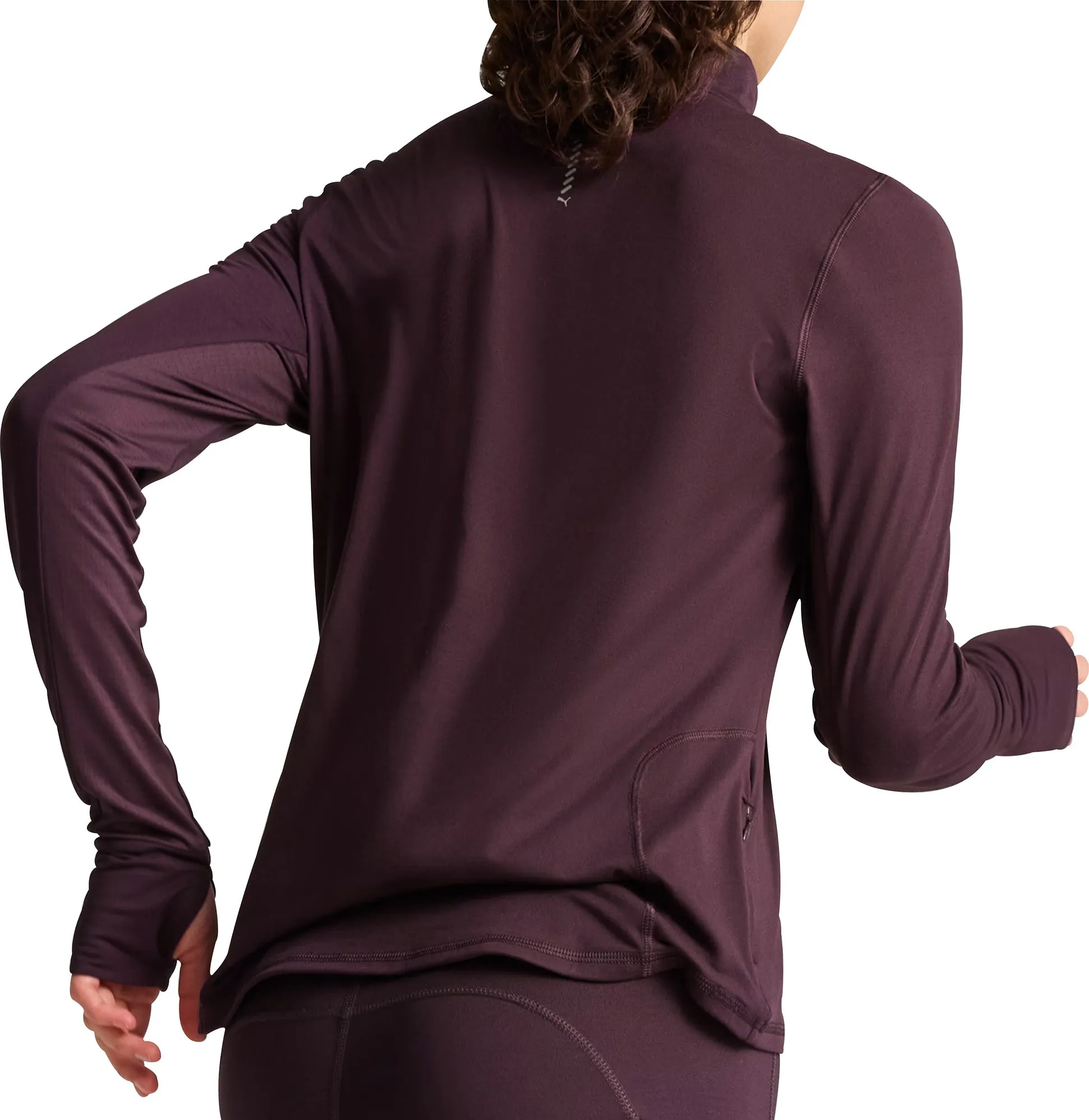 Puma Favourite Half Zip Long Sleeve Womens Running Top - Purple Breathable apparel Chic Comfort Wear