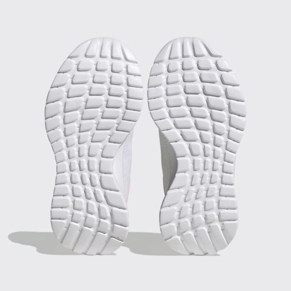 Adidas Kid's Tensaur Run Shoes - Cloud White / Blue Dawn / Beam Pink Athletic Footwear