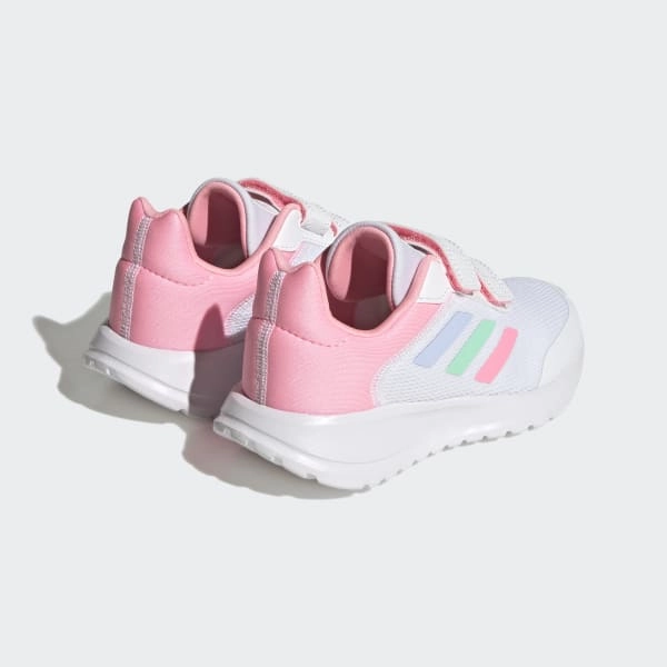 Adidas Kid's Tensaur Run Shoes - Cloud White / Blue Dawn / Beam Pink Comfort solution
