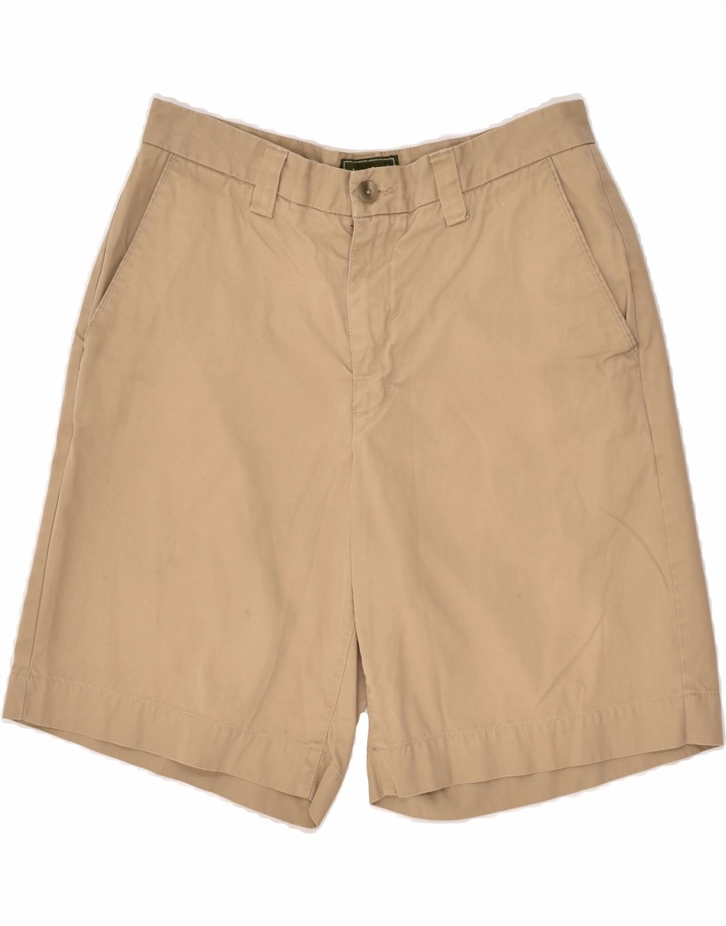 EDDIE BAUER Mens Chino Shorts W30 Medium Brown Cotton Linen shorts Color Variety