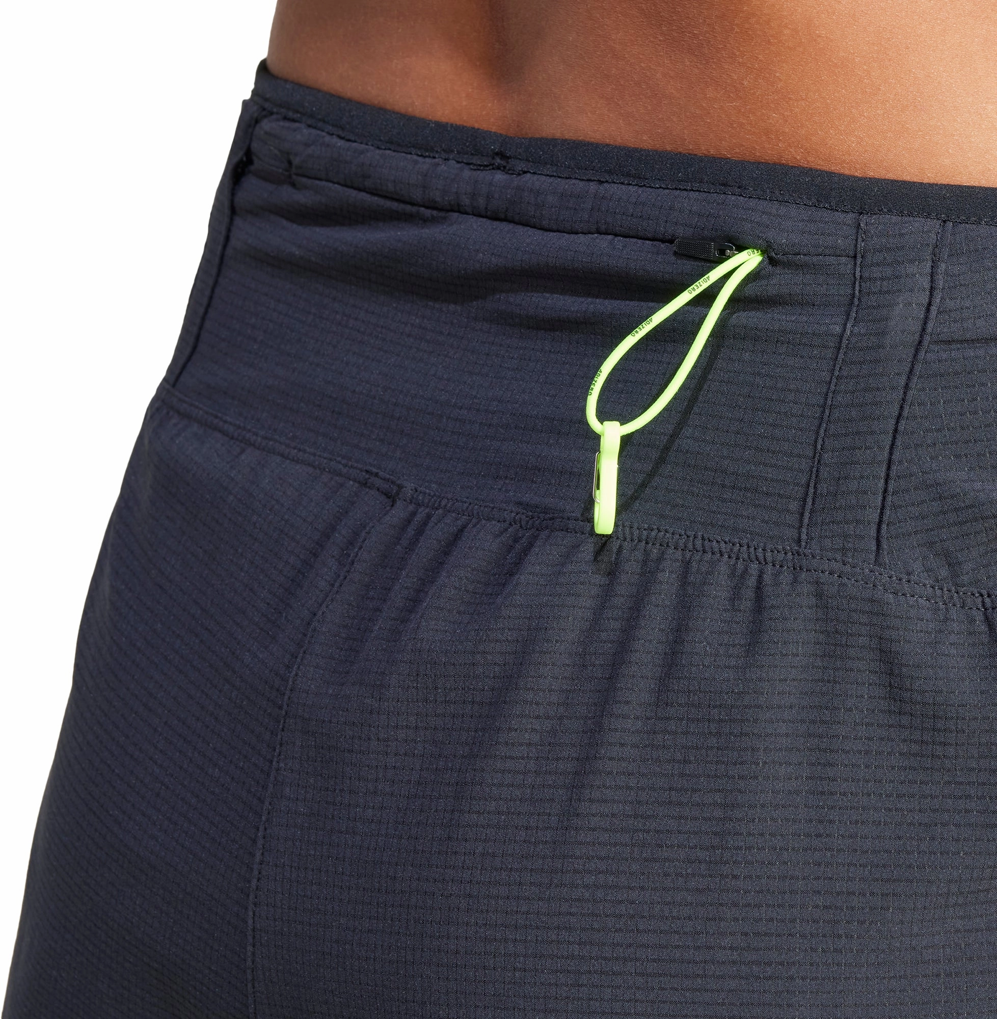 Chafe Resistant Lining Contoured Articulation adidas Adizero Womens Split Running Shorts - Black