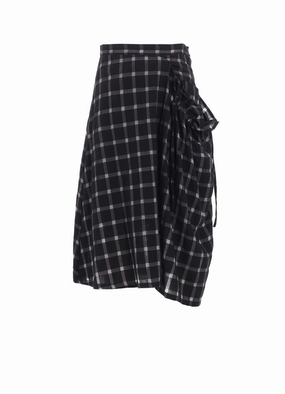 Multipurpose Design COTTON CUPRO GATHERED SKIRT