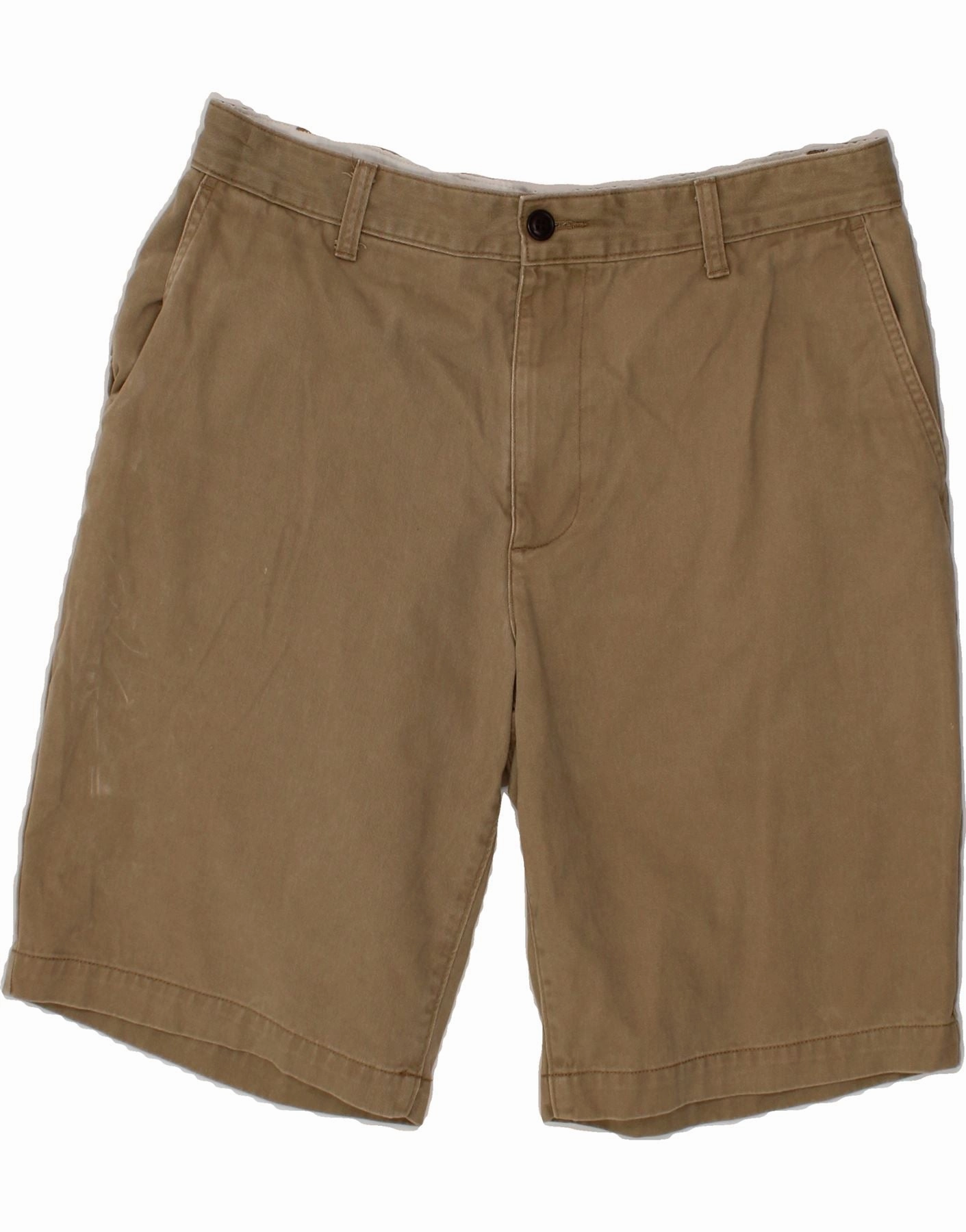 Quick Move Comfy Stretch DOCKERS Mens Cargo Shorts W34 Large Brown Cotton