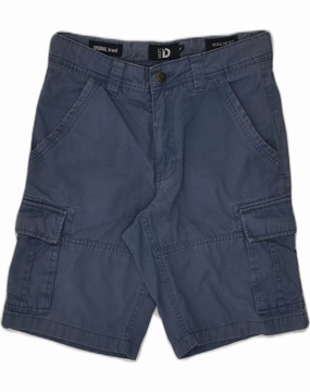 Preppy look DACK'S Mens Regular Fit Cargo Shorts IT 44 XS W28 Navy Blue Cotton