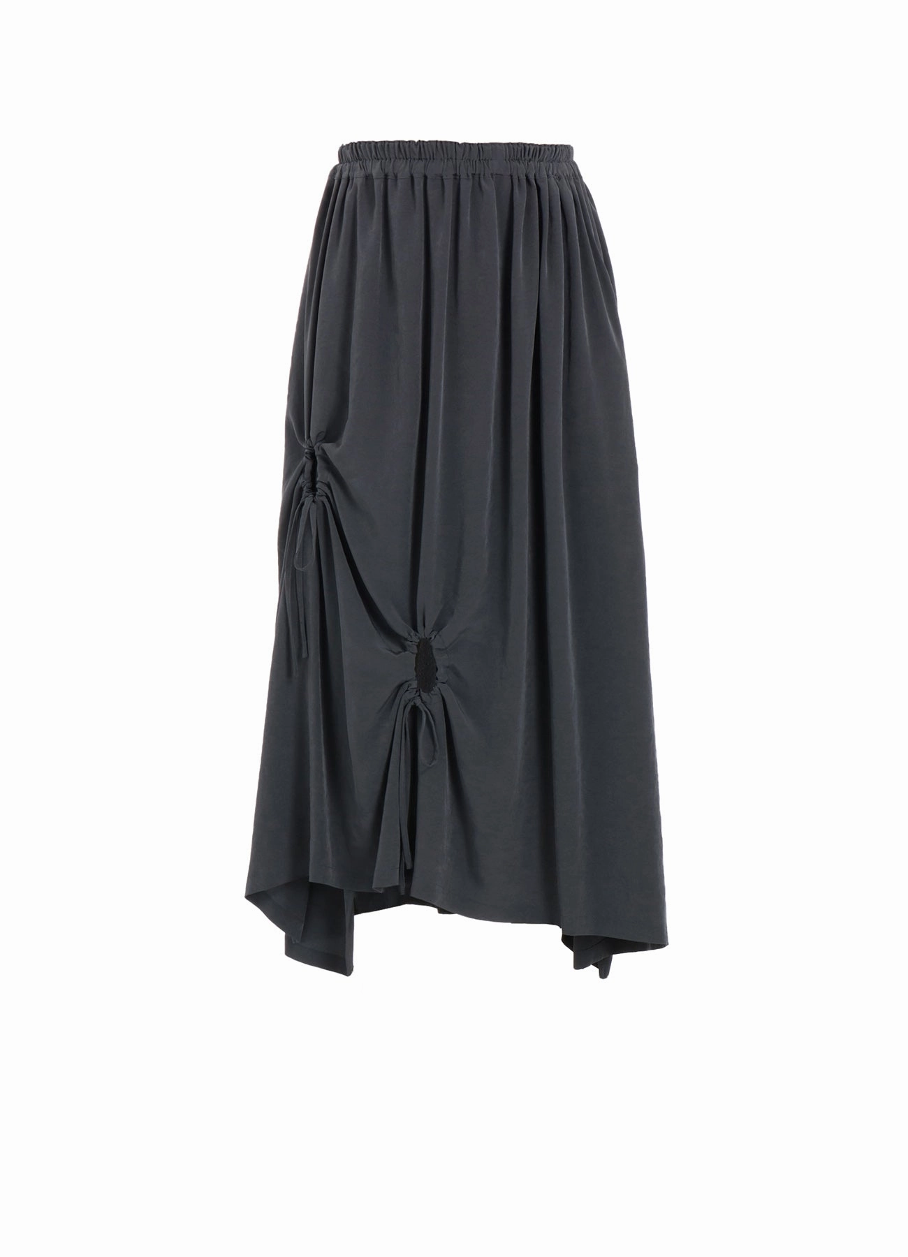 CREPE de CHINE CIRCLE GATHERED SKIRT Stay Flexible