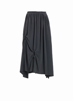 CREPE de CHINE CIRCLE GATHERED SKIRT Stay Flexible