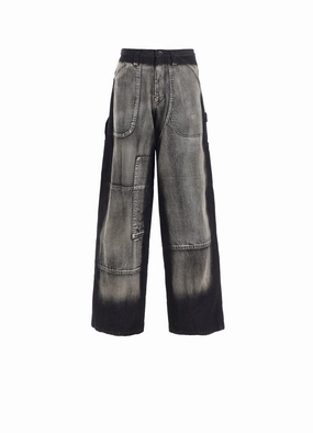 SPOTTED DENIM WORK PANTS Timeless Comfort Wear Low Bulk Material