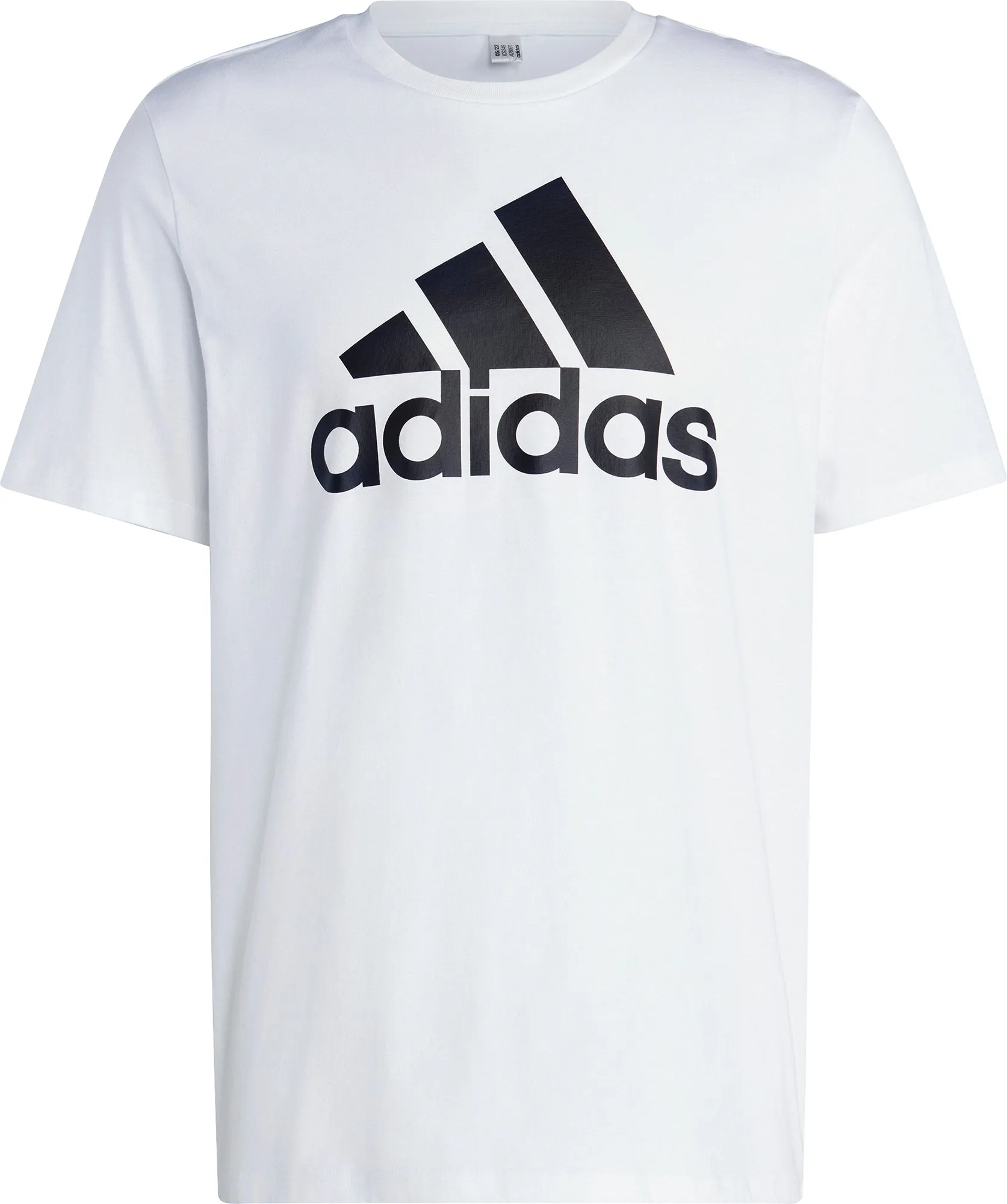 Perfect Comfort adidas Essentials Big Logo Short Sleeve Mens Top - White
