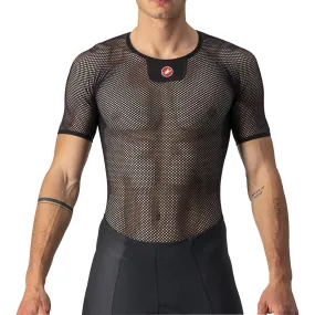 Simple and Chic Castelli Core Mesh 3 Short Sleeve Mens Cycling Base Layer - Black