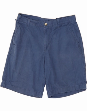 COLUMBIA Mens Chino Shorts W34 Large Blue Cotton snowboarding apparel