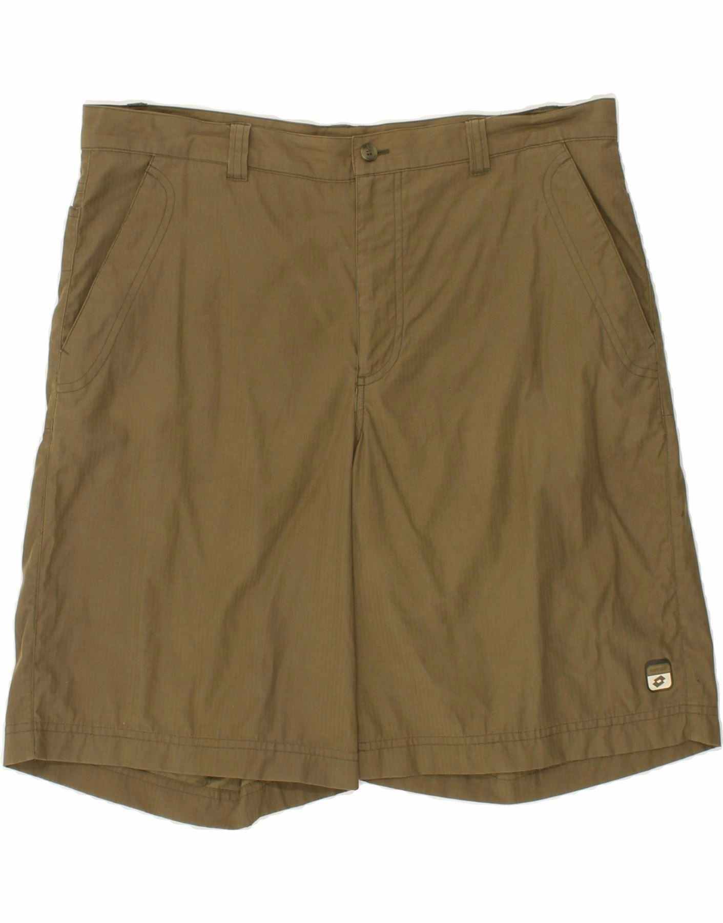 Temperature Regulating Fibers LOTTO Mens Chino Shorts Size 42/44 XL W38  Brown Cotton Sports