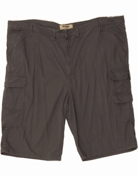 Durable Material WRANGLER Mens Cargo Shorts W52 5XL Grey Cotton