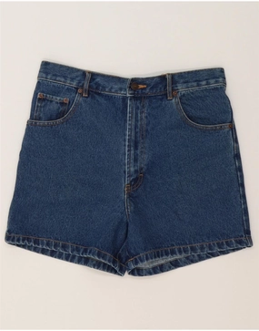 Comfy Layers Fitness Look ONE WAY Mens Denim Shorts W34 Large Blue Cotton