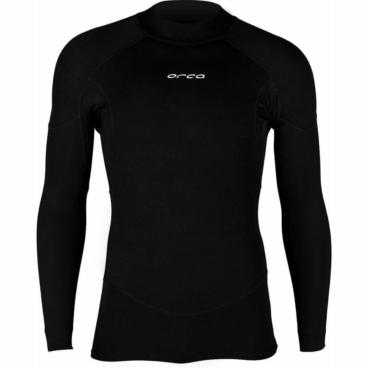 Orca Neoprene Long Sleeve Mens Base Layer Top - Black Soft Feel Simple Yet Elegant