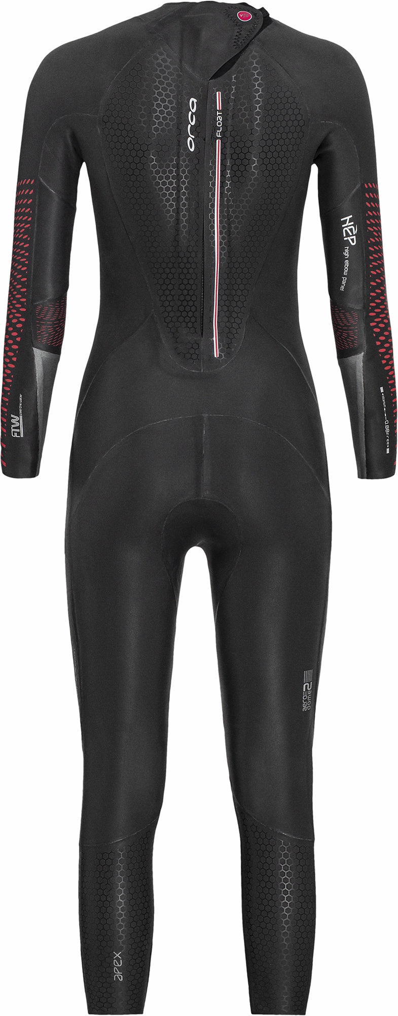 Orca Apex Float V2 Womens Wetsuit - Black NonIrritating Seam Placement