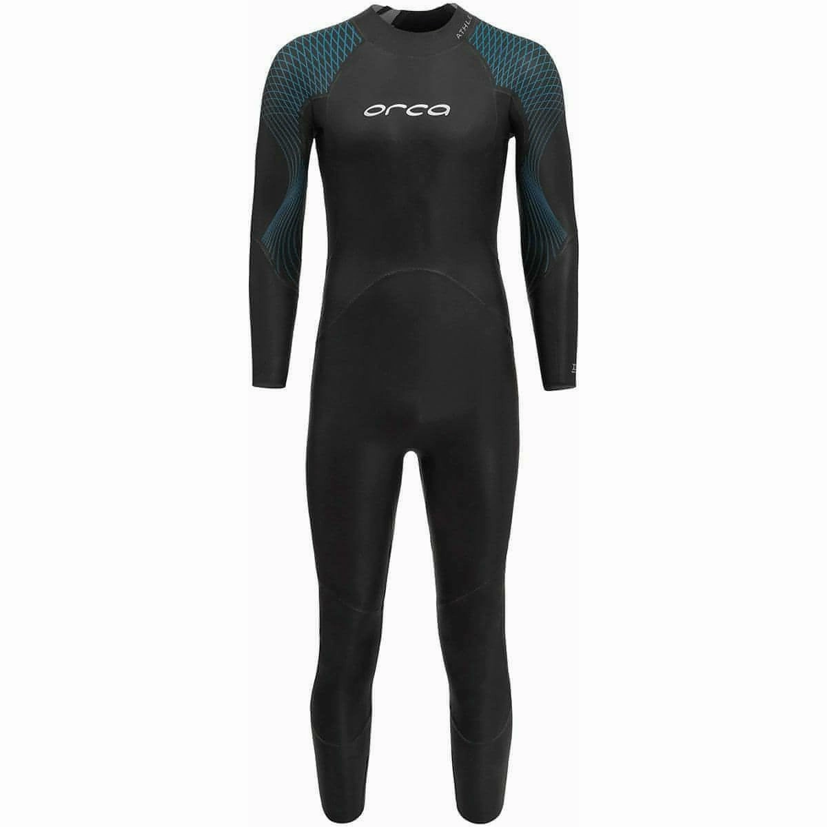 Orca Athlex Flex Mens Wetsuit - Black HeatReflective Lining HighPerformance Neoprene