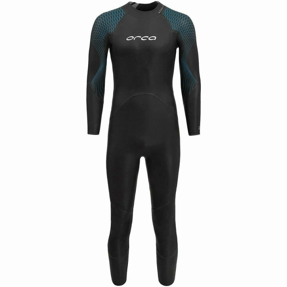 ImpactResistant Padding Orca Athlex Flex Mens Wetsuit - Black