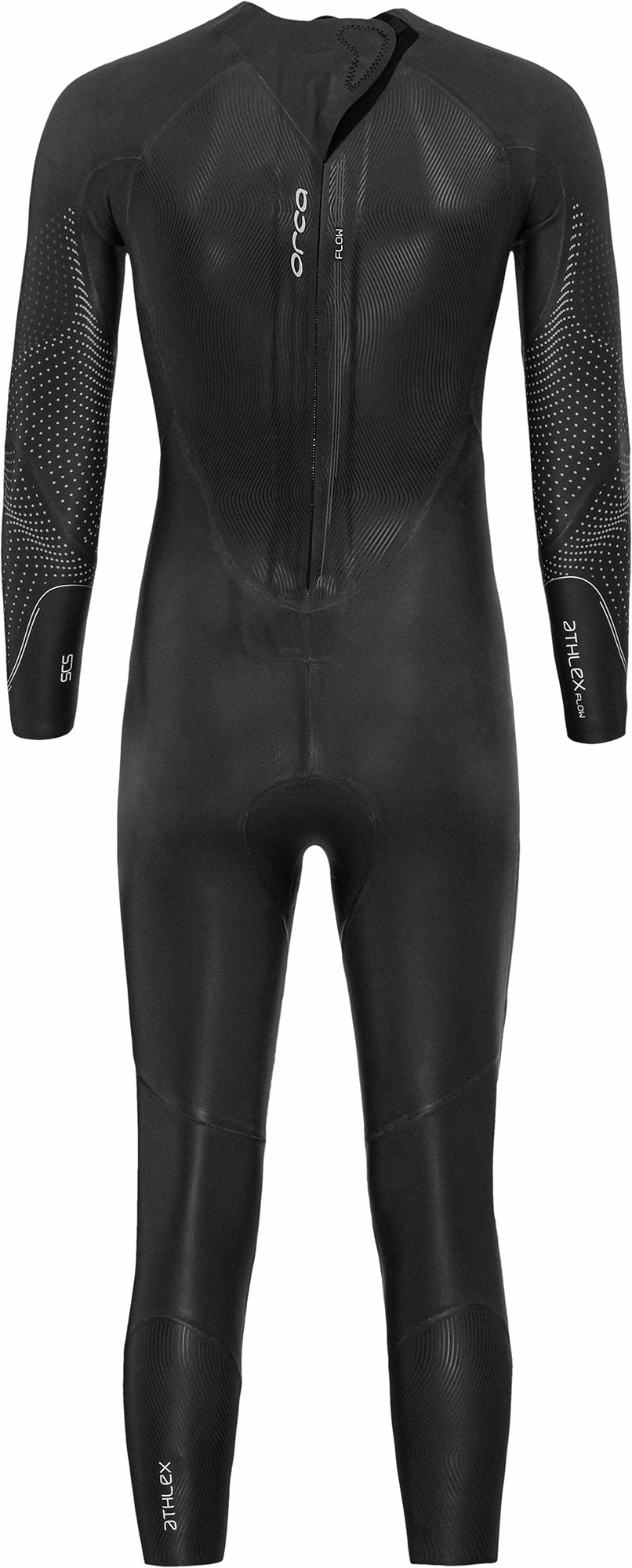 HighStretchPanels MoistureWickingLayer Orca Athlex Flow V2 Mens Wetsuit - Black