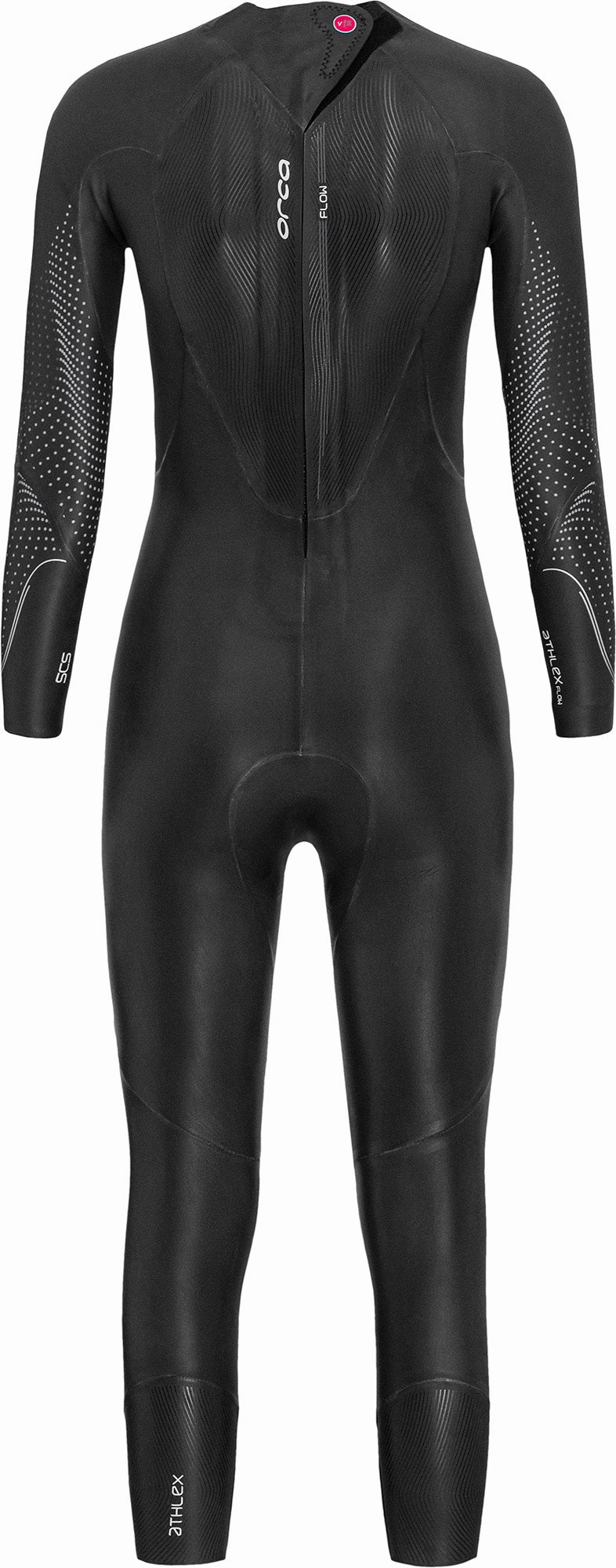 Ergonomic Cut MoldedArmGussets Orca Athlex Flow V2 Womens Wetsuit - Black