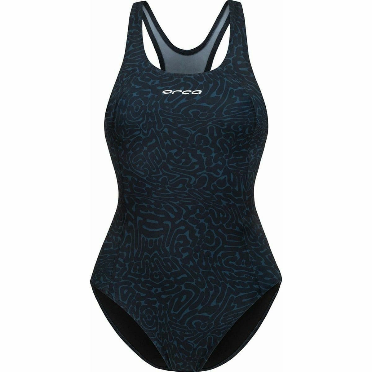 Tummy Control Panel Orca Core Womens Swimsuit - Blue